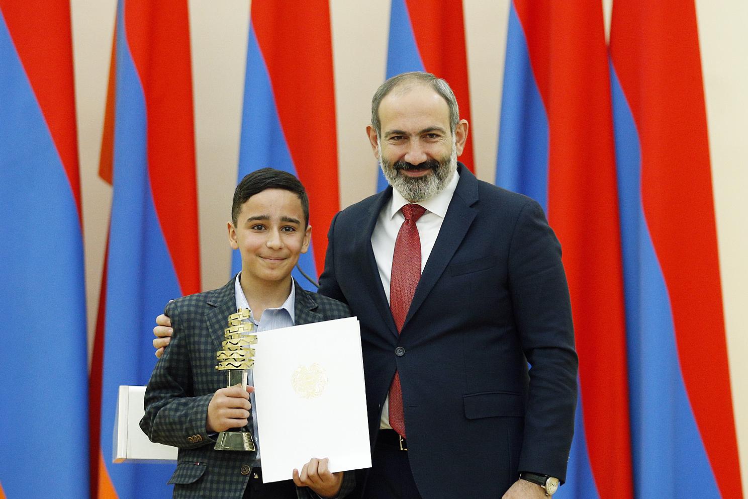 13-летний мальчик из Гюмри получил Государственную премию в сфере IT