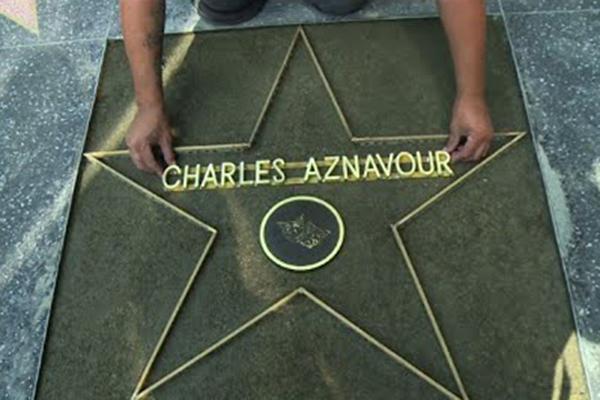 В Голливуде готовятся к открытию звезды Шарля Азнавура