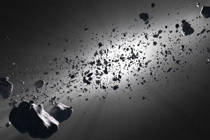 Редкое явление: телескоп Hubble снял саморазрушение астероида