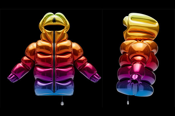 Как воздушный шар: итальянский дизайнер создал летающую куртку с гелием вместо пуха