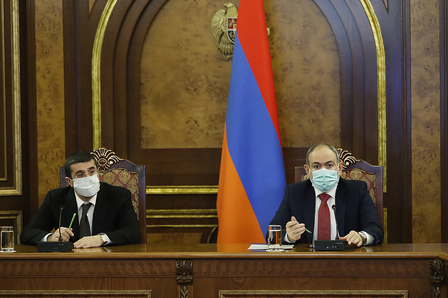 Անվտանգության խորհրդի ընդլայնված կազմով խորհրդակցություն՝  Փաշինյանի և Արցախի նախագահի գլխավորությամբ 