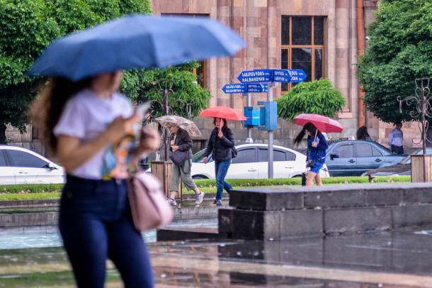 Погода в Армении: дожди и грозы