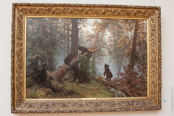 Легендарная история создания картины «Утро в сосновом лесу»