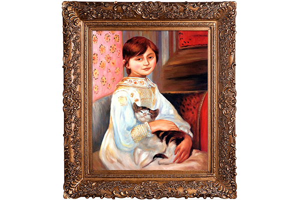 История одного шедевра: магнетический портрет Жюли Мане «Девочка с кошкой» Ренуара 